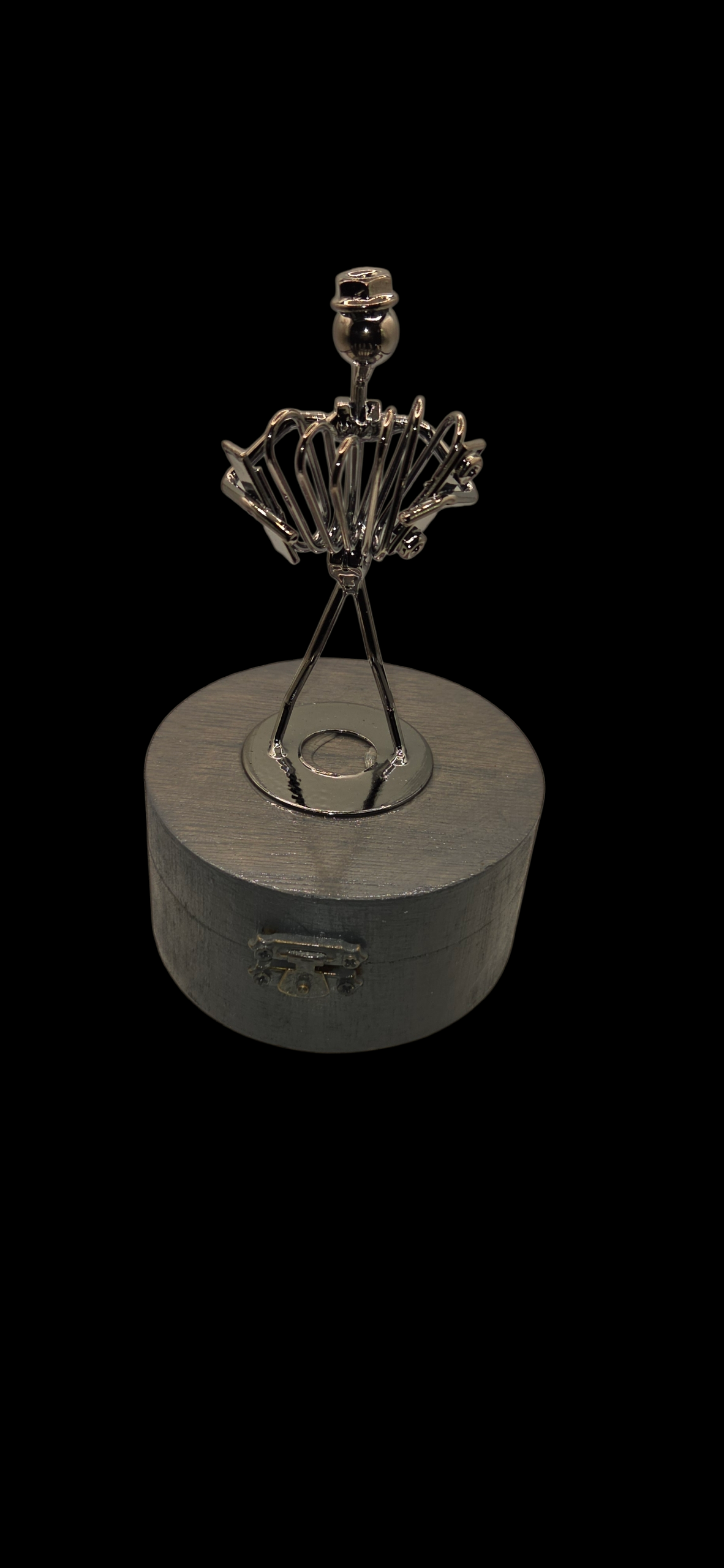 Rotating Accordion Playing Man Music Box