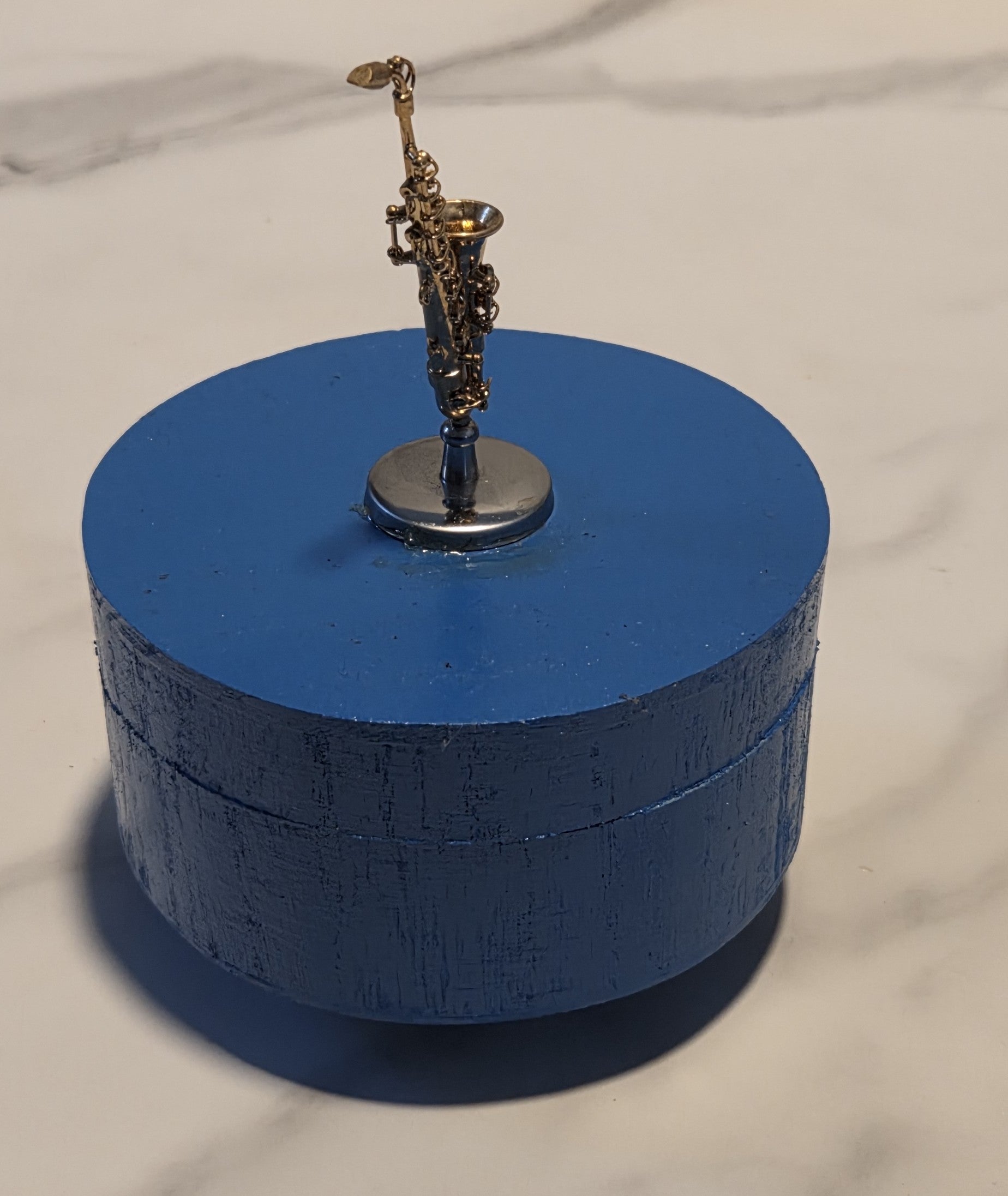 Rotating Saxophone Music Box