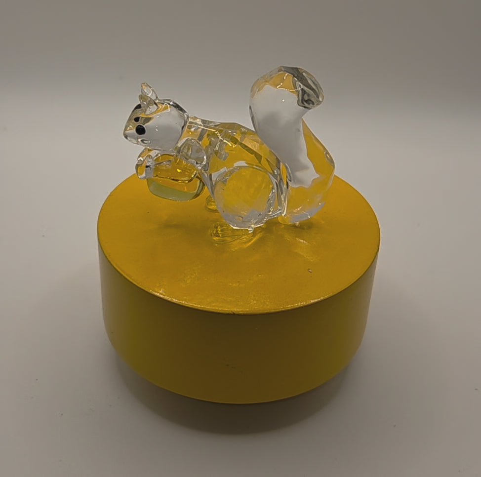 Rotating Squirrel Music Box