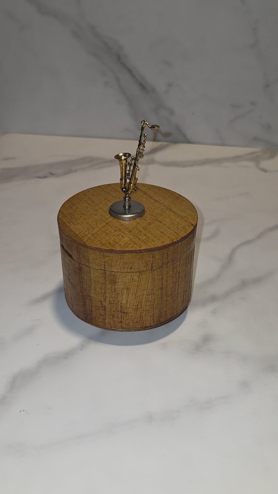 Rotating Saxophone Music Box